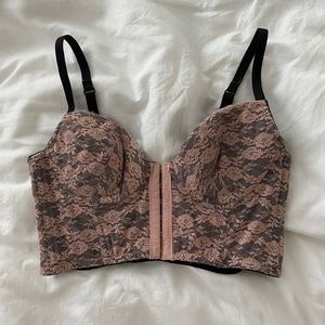 CROPPED LACE BRALETTE SIZE S